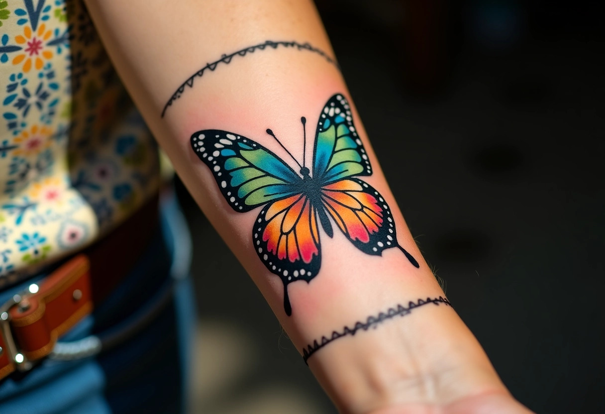 tatouage papillon