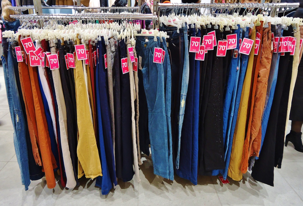 pantalons en rayon